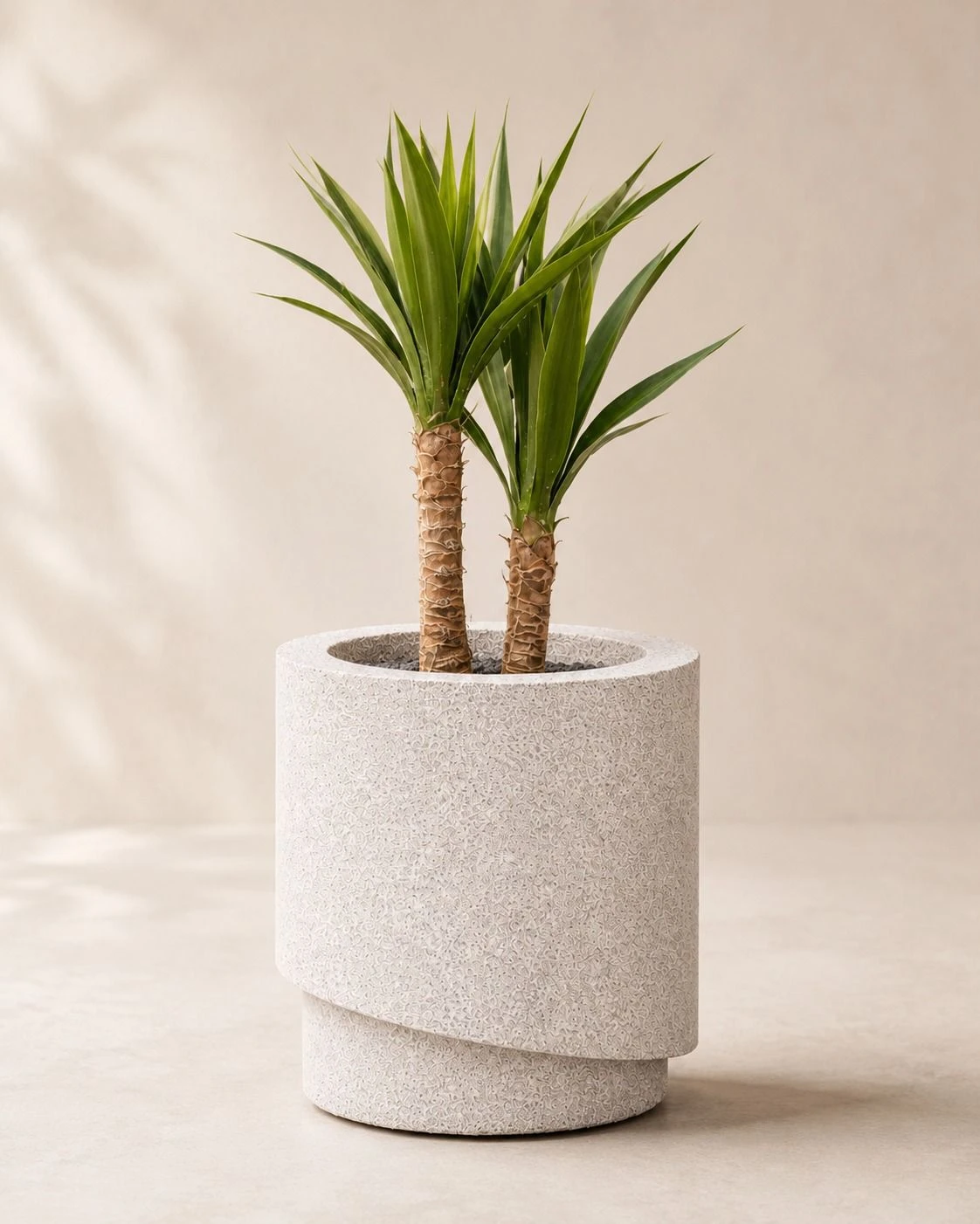 Designový květináč RONDO Beige, Aurea Forma